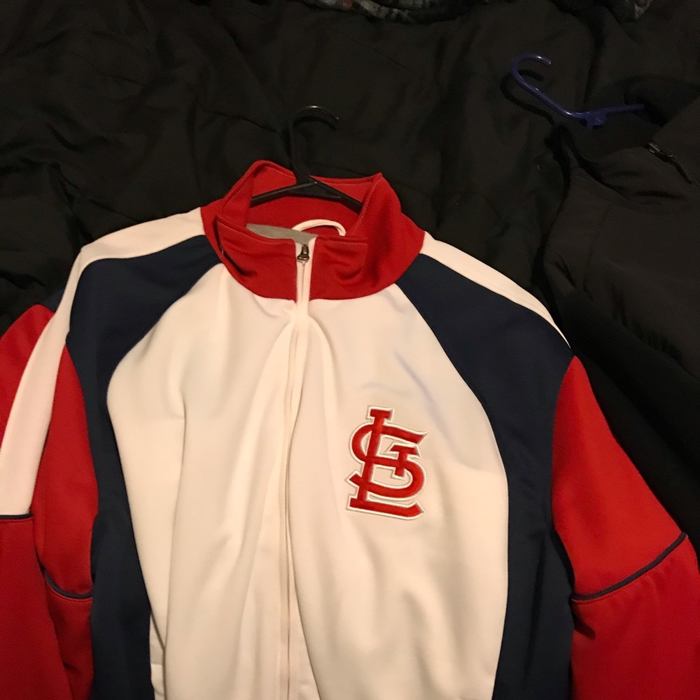 COPY - Stl Cardinals zip up pleece men’s xl brand new